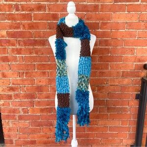 Y2K fluffy scarf